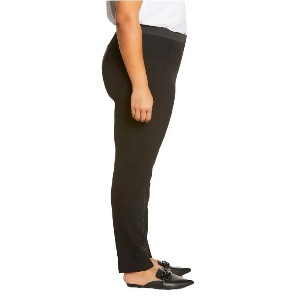 NWT Lafayette 148 New York Tribeca Stretch Skinny Leg Pants Ink Blue Size 3X